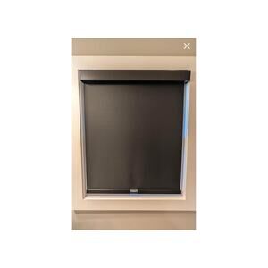 Aosky Cordless Blackout Roller Shades (31”Wx72”H) Black - New